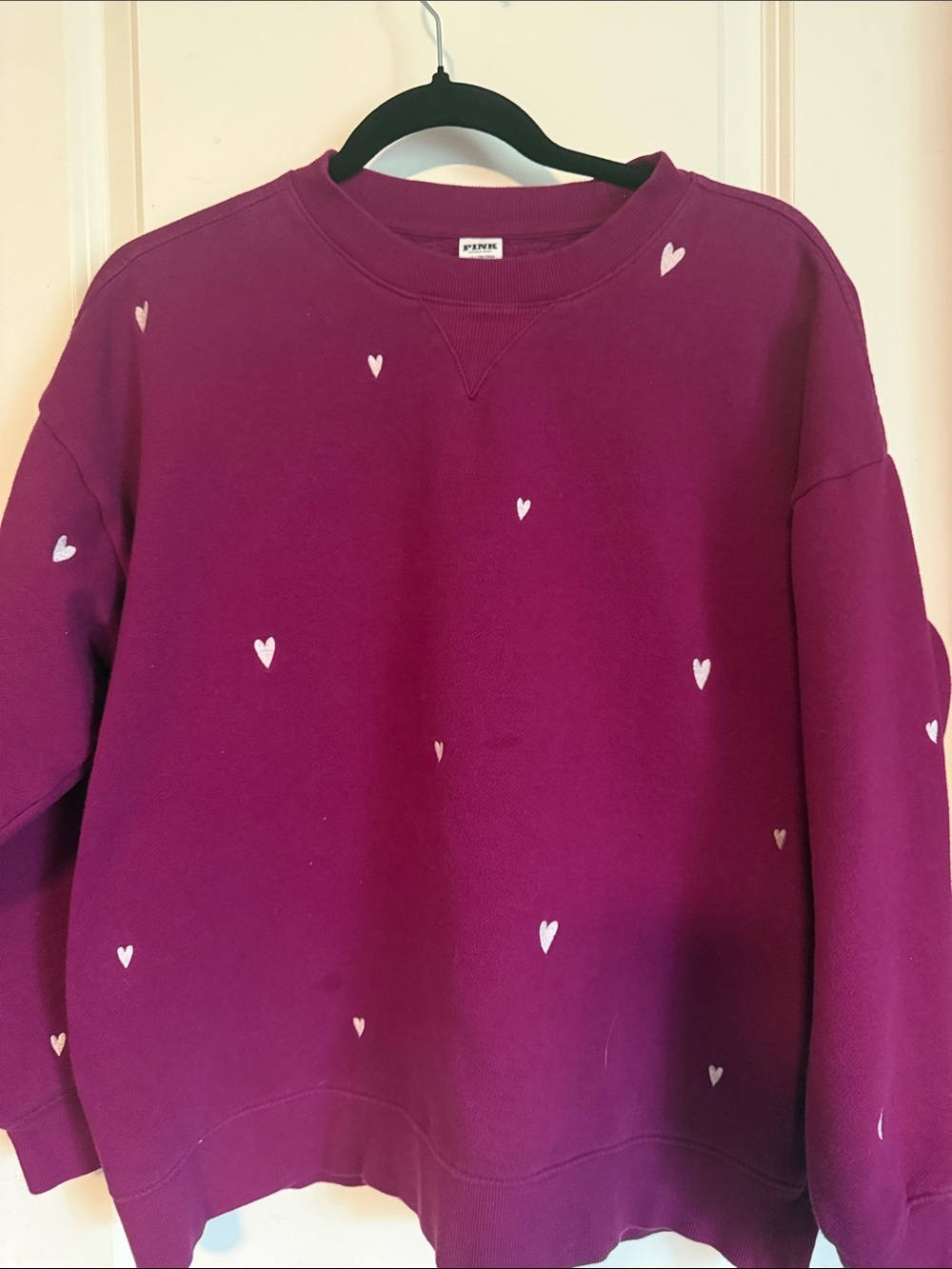 Victoria’s Secret PINK heart sweatshirt